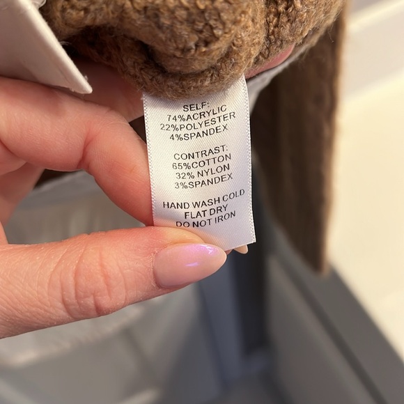 Anthropologie Flat White Twofer Layered Sweater Top - Picture 5 of 7